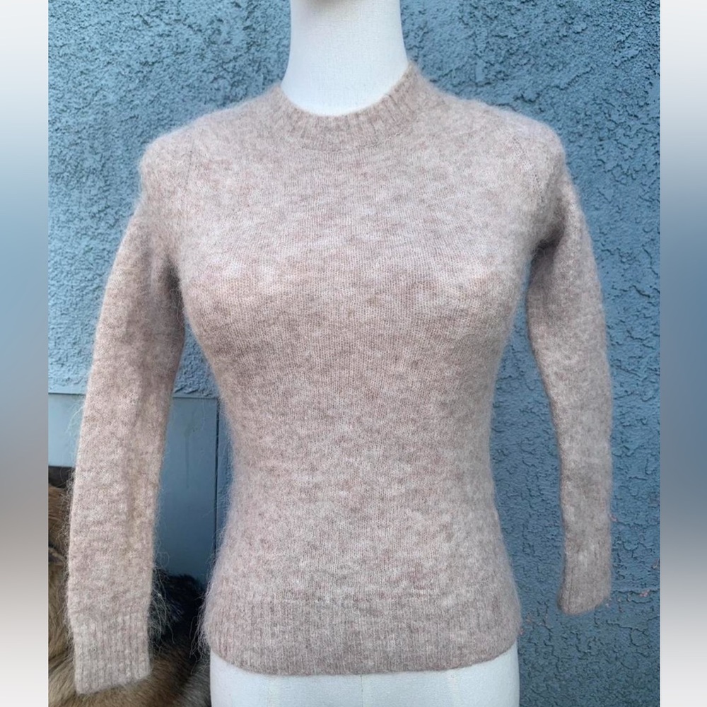 ZARA ALPACA TAN BEIGE  SWEATER XXS